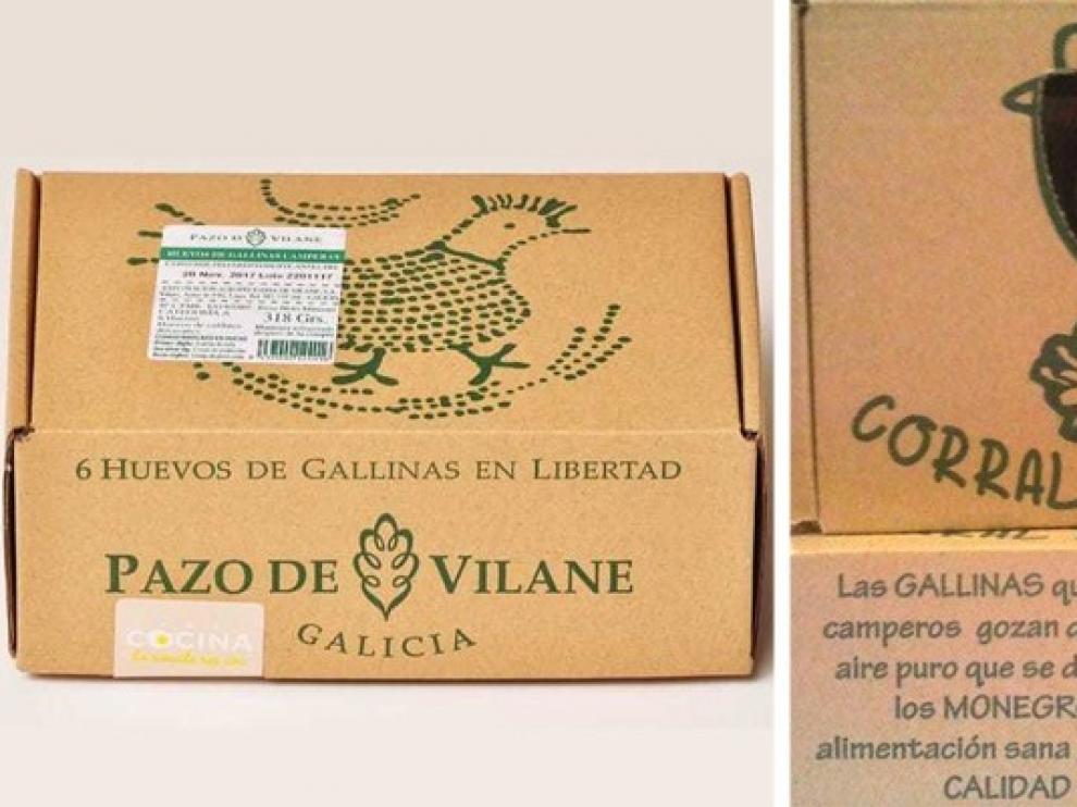 Una empresa de Lugo acusa a una monegrina de copiar su caja de huevos