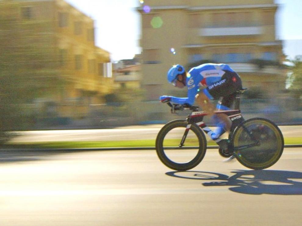 Este miércoles se proyecta en Huesca "Time trial", los últimos días en competición de Millar