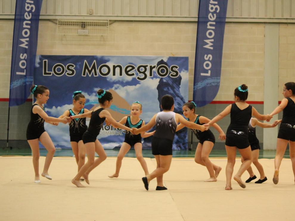 Sariñena acogerá este sábado el encuentro fin de curso de la Escuela Comarcal de Gimnasia Rítmica