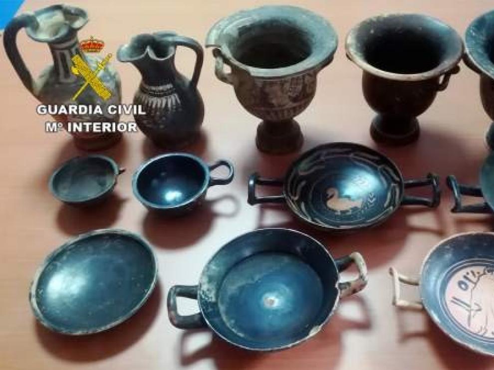 La Guardia Civil recupera más de 3.000 piezas arqueológicas en Aragón