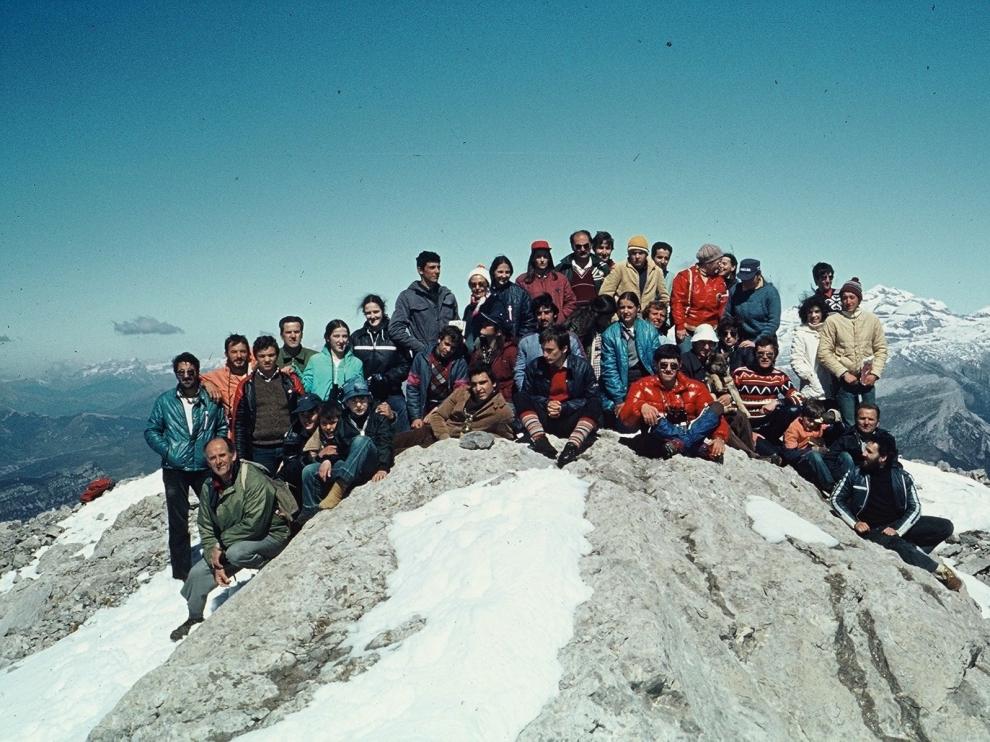 El CAS celebra la tradicional ascensión a Peña Montañesa