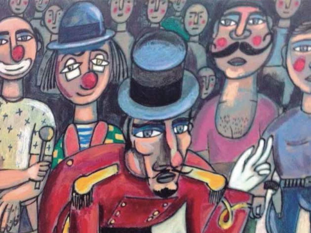 El oscense Antonio Santos resume 15 años de ilustraciones en una muestra en Zaragoza