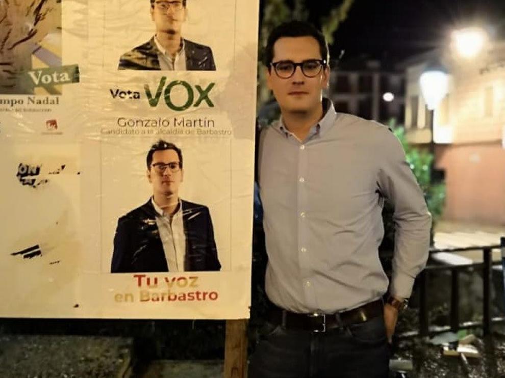 Gonzalo Martín ha dimitido como candidato a la alcaldía de Barbastro por Vox