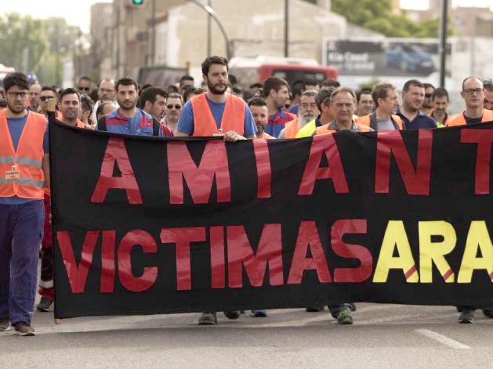CAF Zaragoza pide acabar con el silencio sobre el amianto, que ya ha causado 49 fallecidos