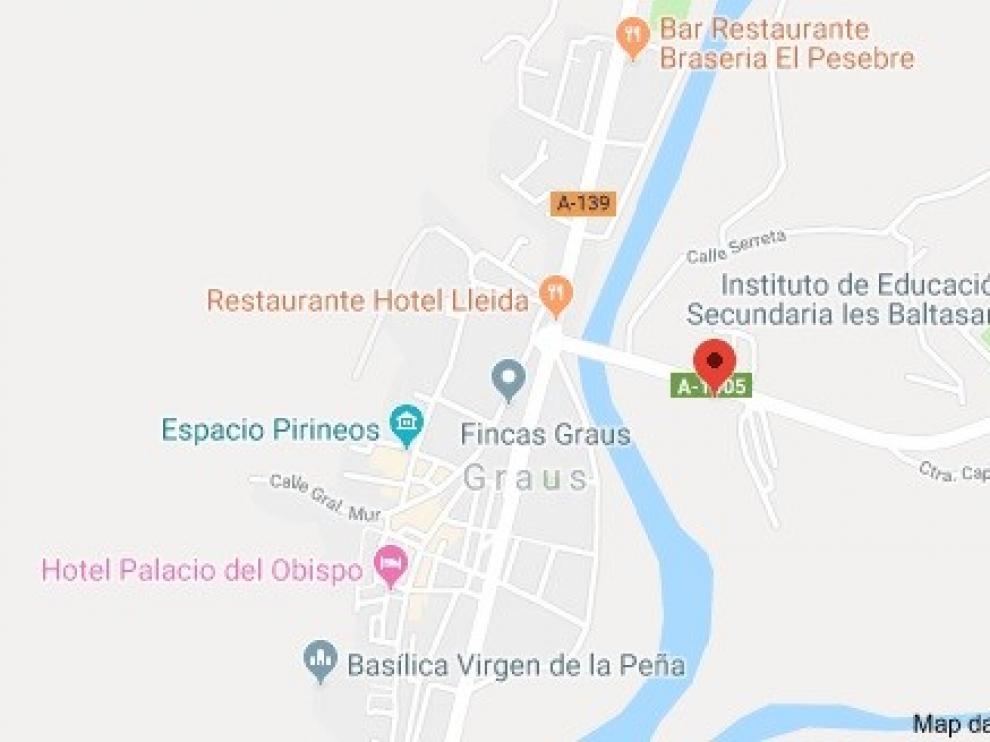 Un vecino de Monzón fallece tras colisionar su moto contra un turismo en Lascuarre