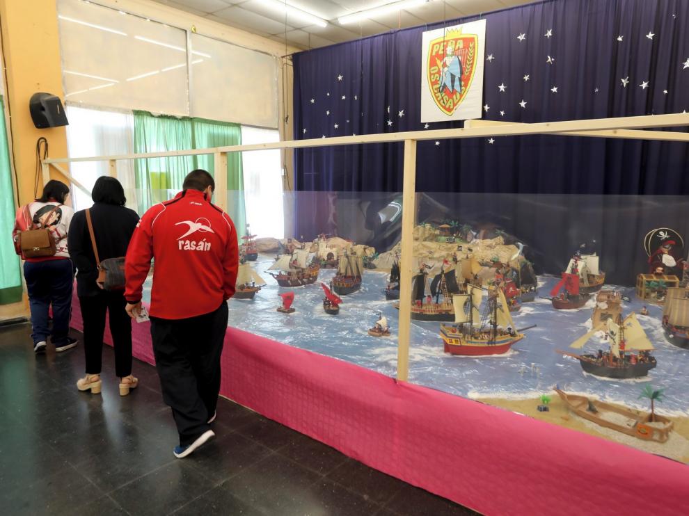 Los Playmobil se exhiben en Huesca a beneficio de Izas, la princesa guisante