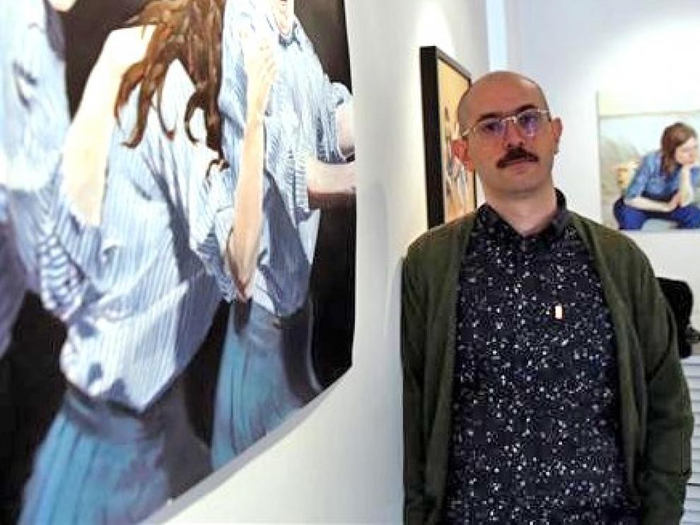 Javier Aquilué pone sonido a su exposición de la galería La Carbonería
