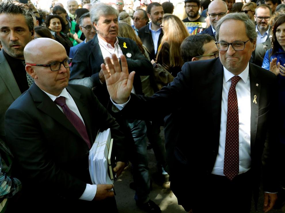Torra invoca la libertad de expresión y cuestiona a la JEC