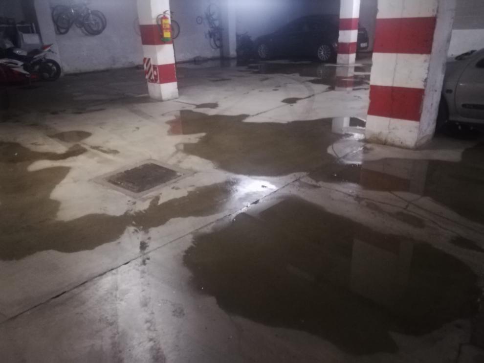 El temporal de lluvia y viento ha dejado 30,4 litros en la ciudad de Huesca