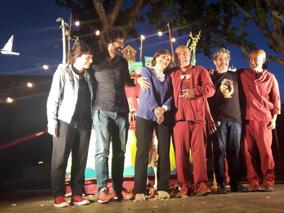Los Titiriteros de Binéfar premiados en Sevilla con El Farolito por su trayectoria de 40 años