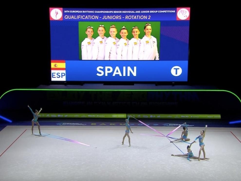 Inés Bergua, séptima con España en el Europeo de Bakú
