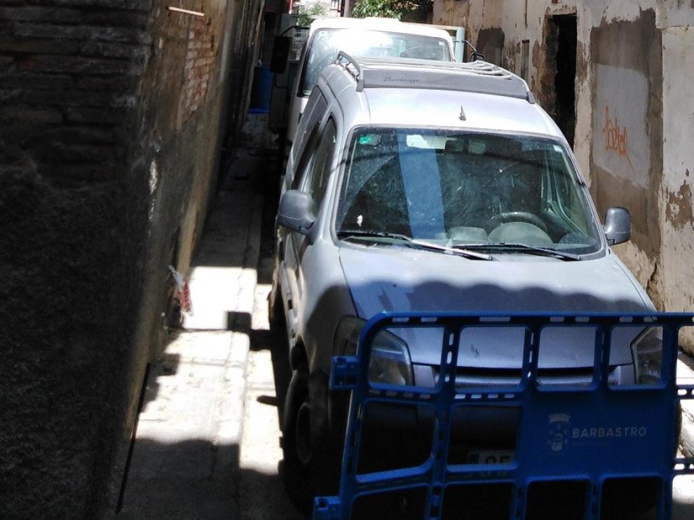 La calle Añisclo de Barbastro se reabrirá cuando finalicen los trabajos de la "casa de la Pepa"