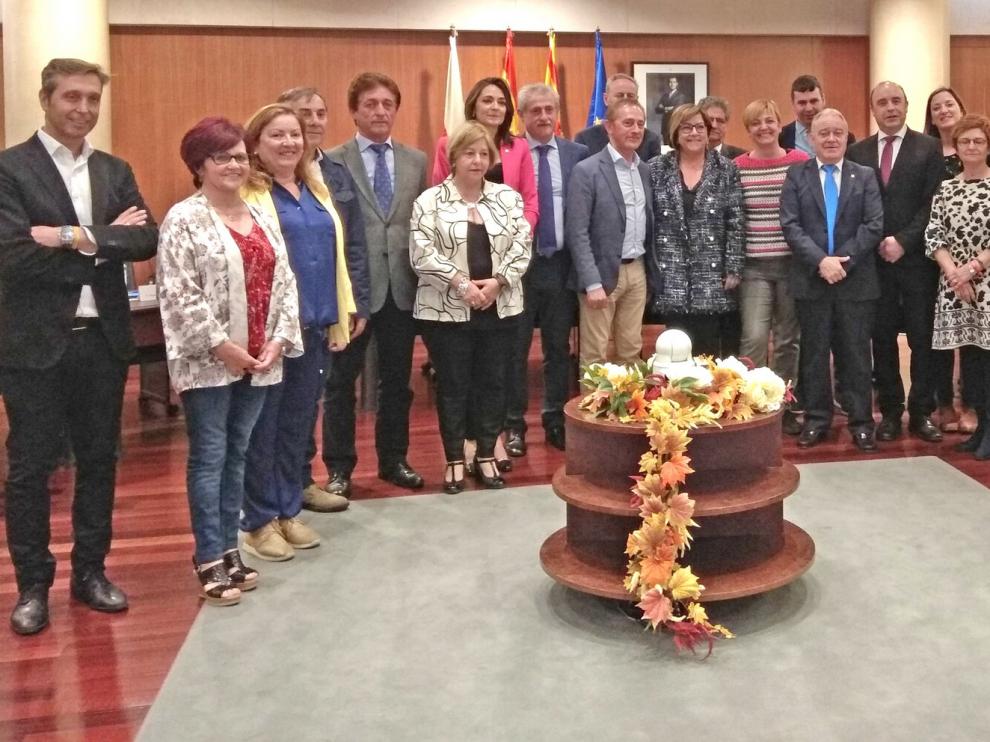 La Diputación de Huesca despide un mandato “muy fructífero” y de consenso