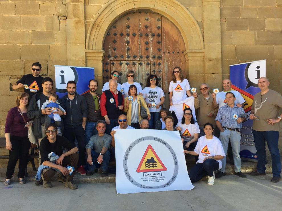 Reivindican ante la iglesia de Barluenga las partidas de compensación por las obras del embalse de Montearagón