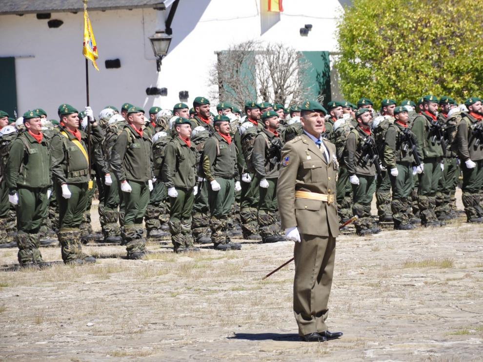 El Regimiento Galicia 64 de Jaca inaugura su nueva sala histórica
