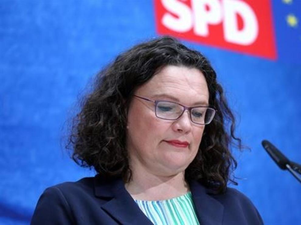 Nueva prueba para el gobierno de Merkel tras la dimisión de Nahles