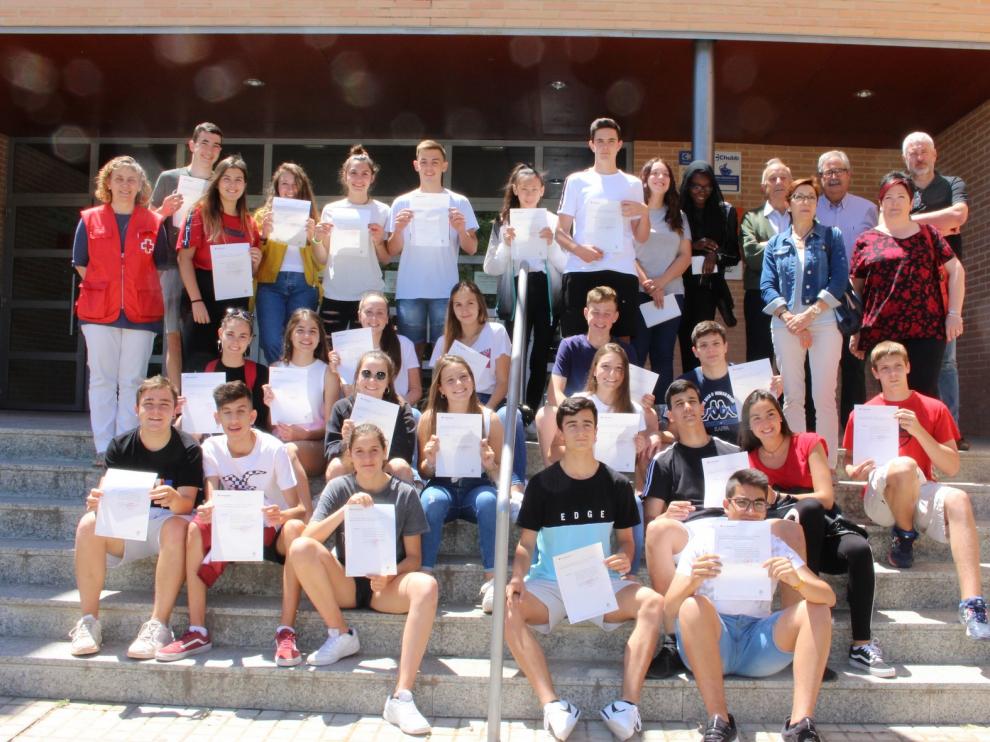 Alumnos el IES La Llitera aprenden primeros auxilios