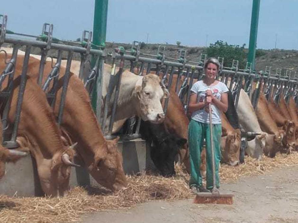 Beatriz Sancho, veterinaria y ganadera: "Somos contadas las mujeres, y eso que estamos capacitadas"