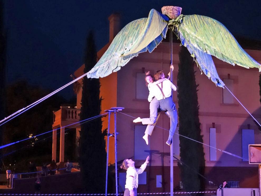 Más de 5.000 espectadores de las artes de calle en Monzón