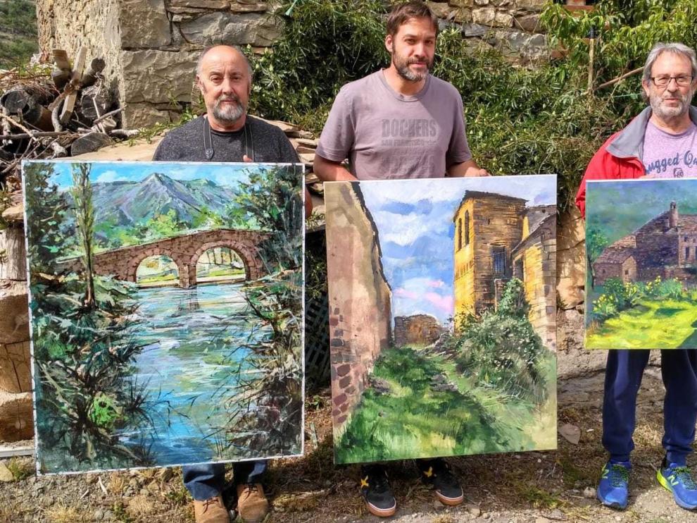 Javier Riaño gana el XIV Concurso de Pintura Rápida de Belsué