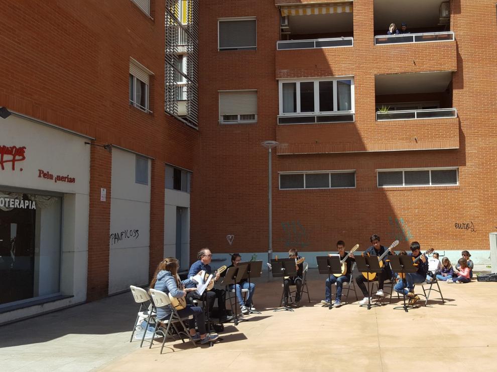 Música imaginativa en las plazas