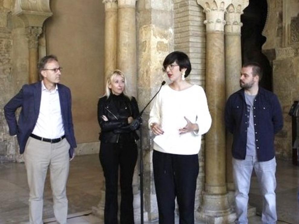 Lucas Castán, Ignacio Estaregui y Carlos Navarro rodarán en La Aljafería