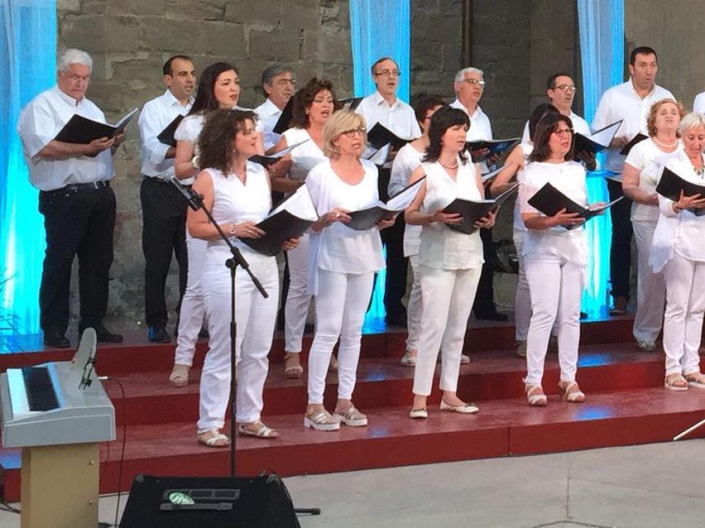 Encuentro de corales este sábado en la plaza de Palacio de Barbastro