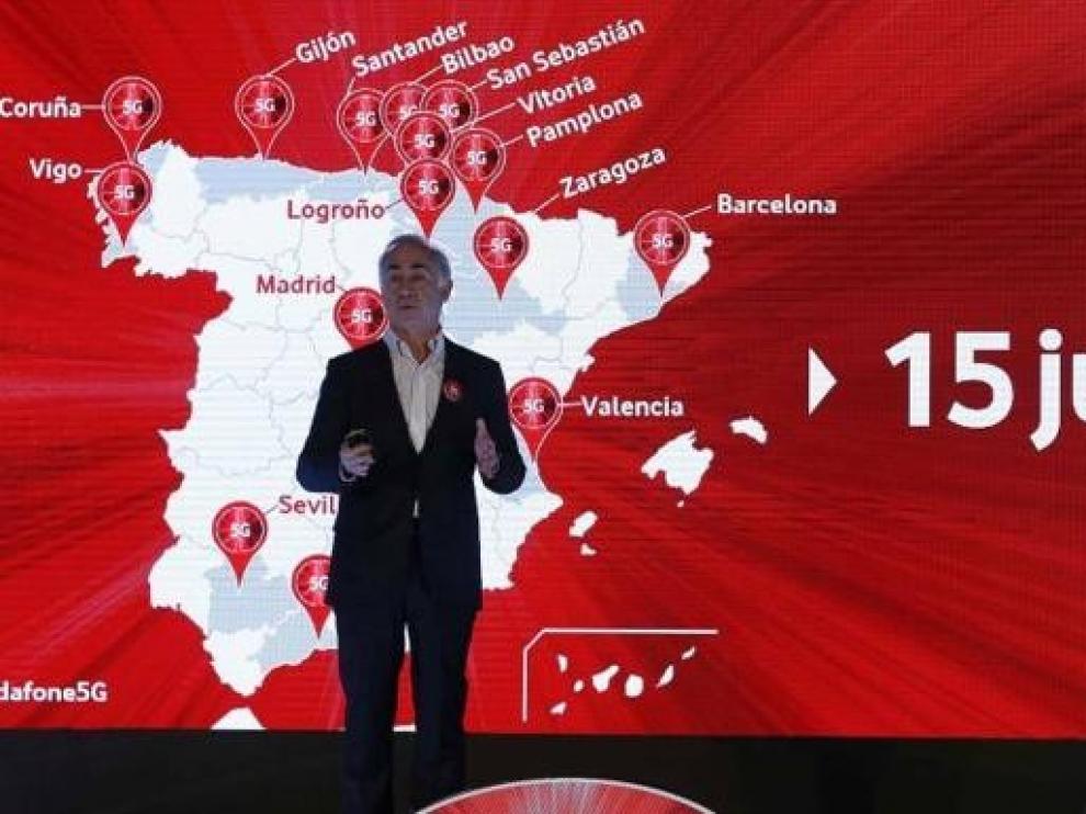 Vodafone enciende este sábado la primera red comercial 5G de España en 15 ciudades