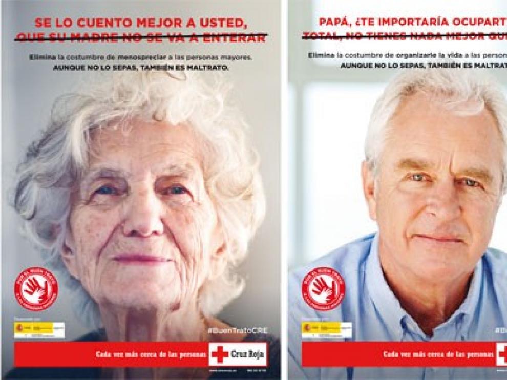 Cruz Roja impulsa una campaña en redes sociales sobre el buen trato a las personas mayores