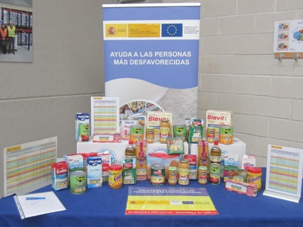El Gobierno central distribuye 556 toneladas de alimentos en Aragón entre las personas más desfavorecidas