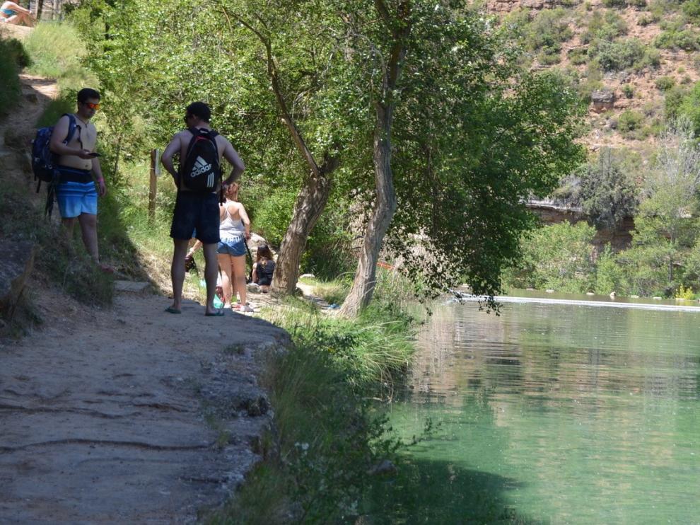 Tranquilidad en el arranque de la temporada en el salto de Bierge