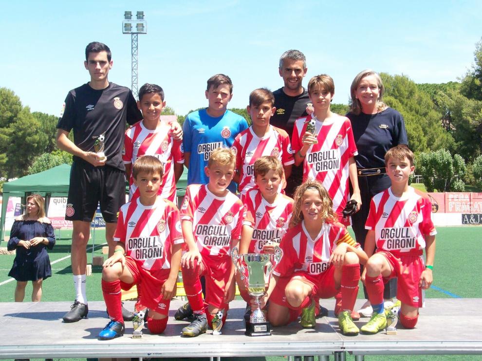El Girona sorprende y gana en Fraga