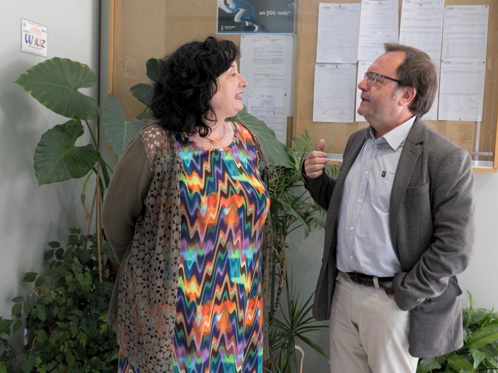 La Defensora de la Universidad de Zaragoza escucha las peticiones del campus oscense