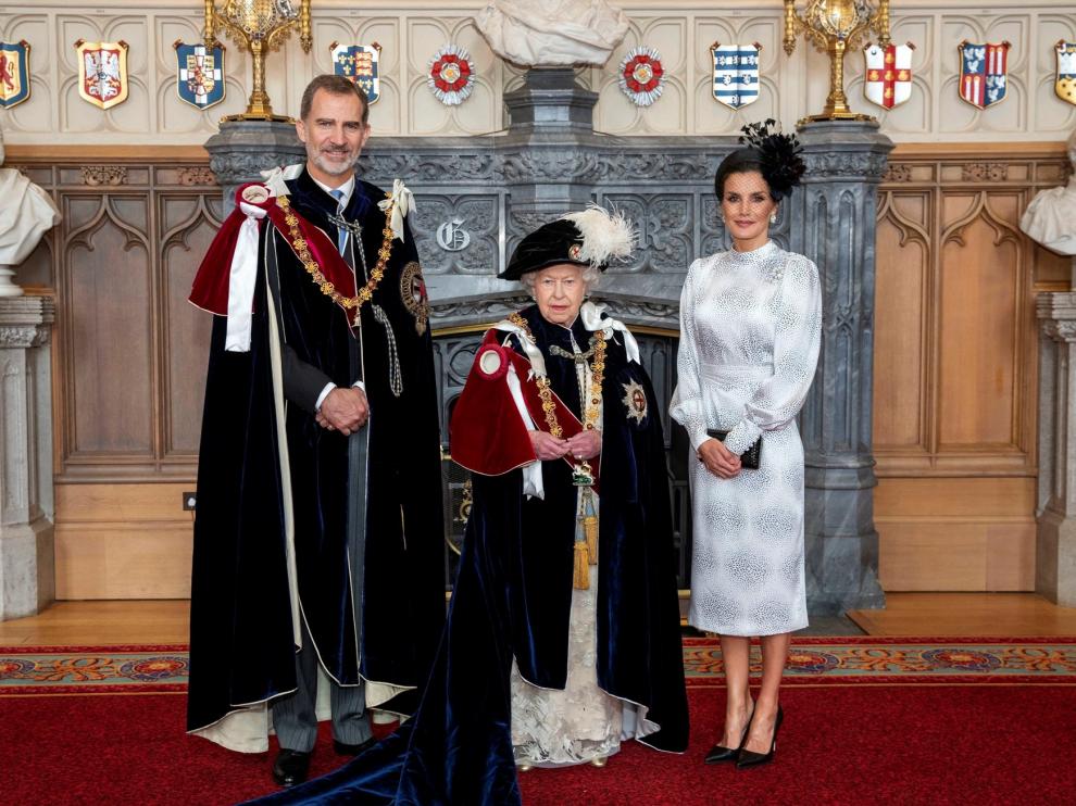 El Rey Felipe VI recibe la Orden de la Jarretera