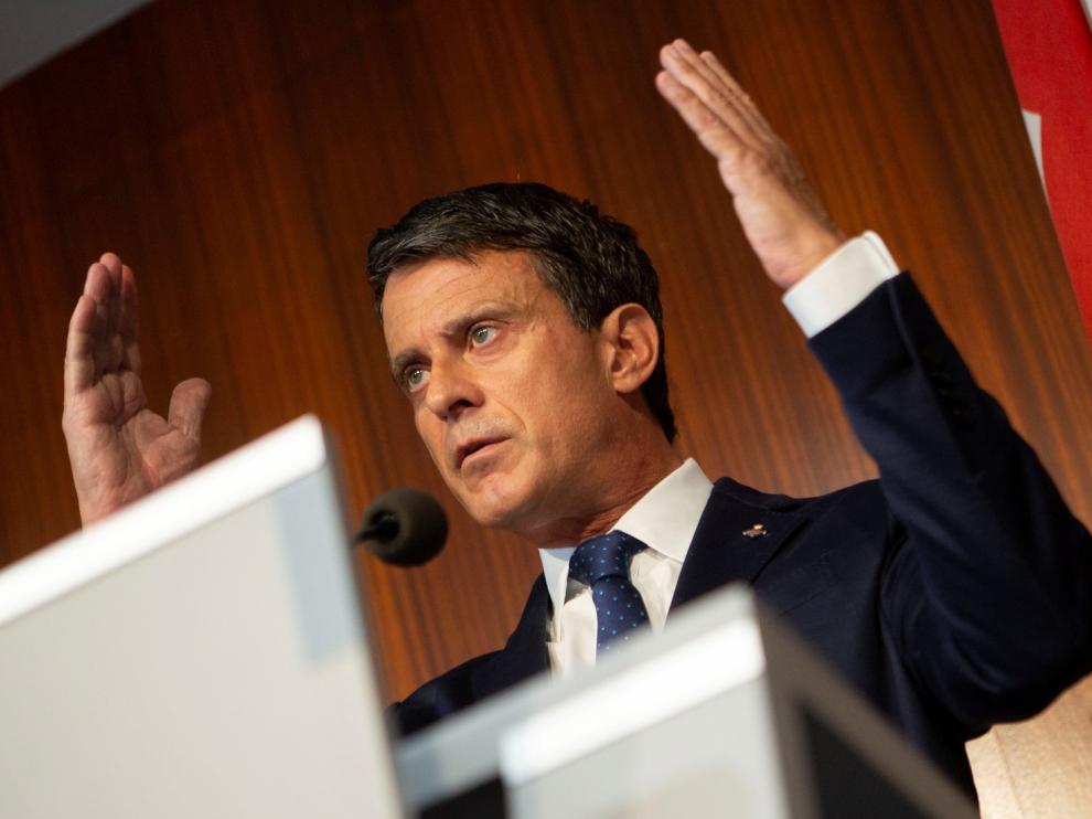 Valls carga contra Ciudadanos por "irresponsable" y por los pactos indirectos con Vox