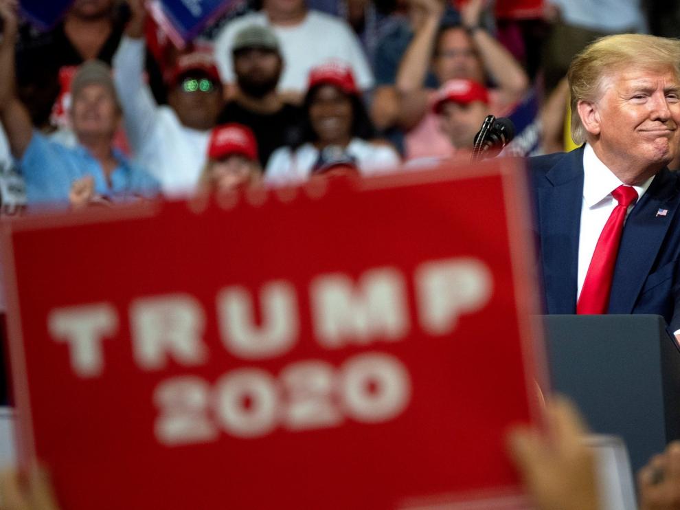 Trump convoca un "terremoto en las urnas" al abrir campaña para reelección