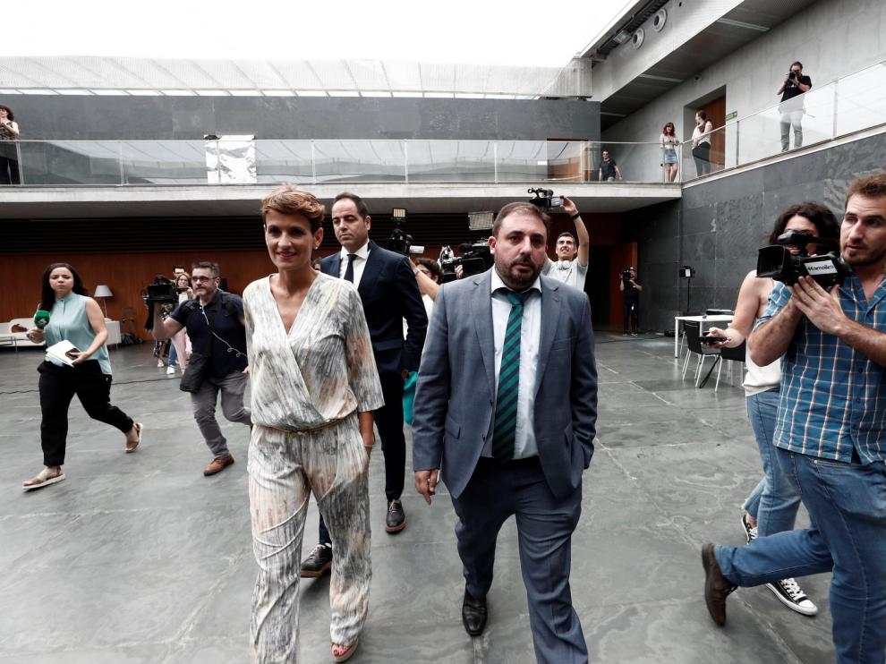 PSN y Geroa Bai rompen las negociaciones en el Parlamento navarro
