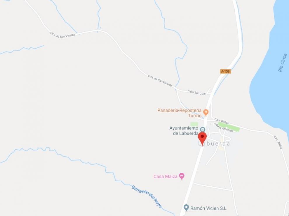 Herido leve un camionero de la Jacetania en un accidente de tráfico en Labuerda