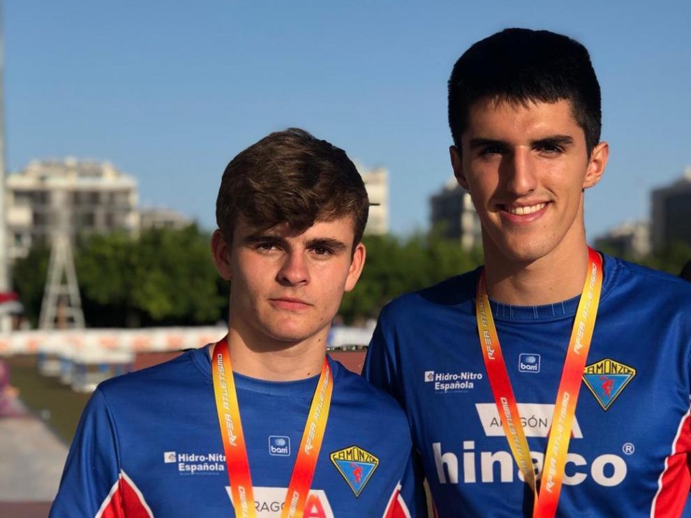 Laura Pintiel, Mario Revenga, Pol Oriach e Iván Martín suben a lo más alto del podio