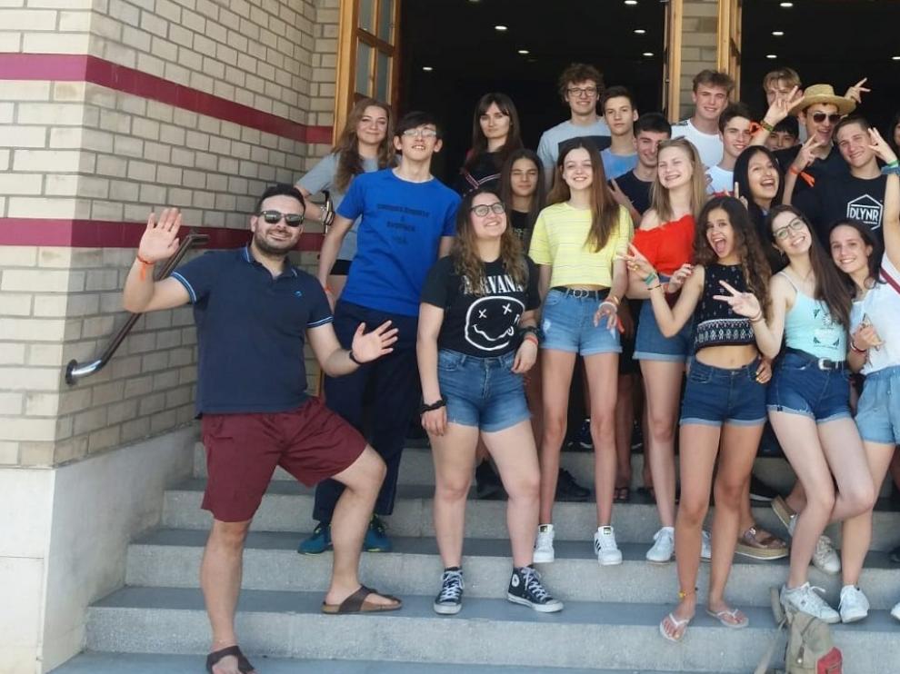 Jóvenes italianos llegan al Bajo Cinca a participar en un proyecto Erasmus+