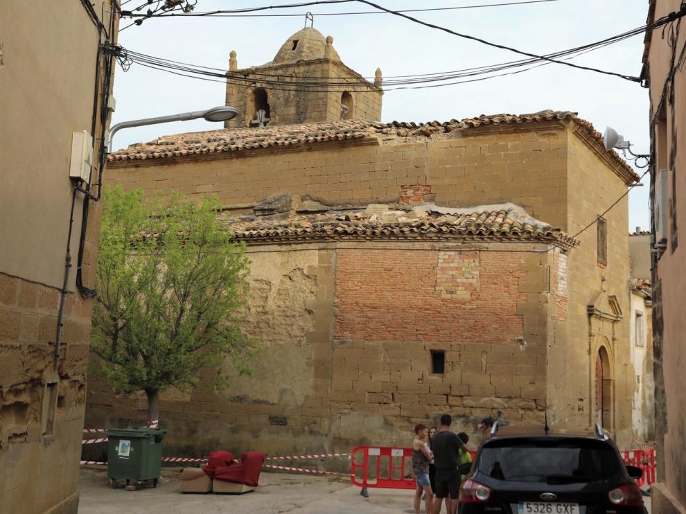 Técnicos de la Diócesis de Huesca conocen el estado de la iglesia de Barluenga