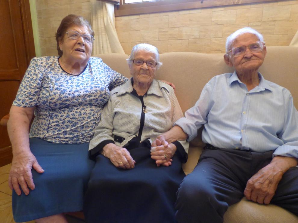 Lucía Lacoma, la tatarabuela del Somontano y abuela de la provincia, cumple 108 años