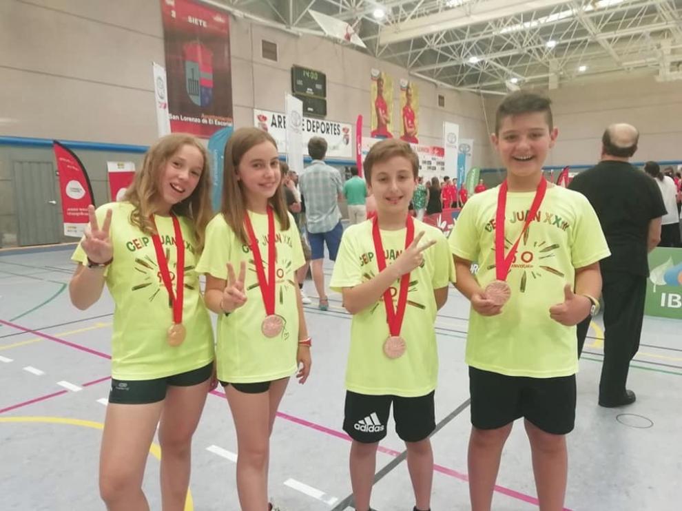 Juan XXIII de Huesca, bronce en el Nacional de Centros Educativos