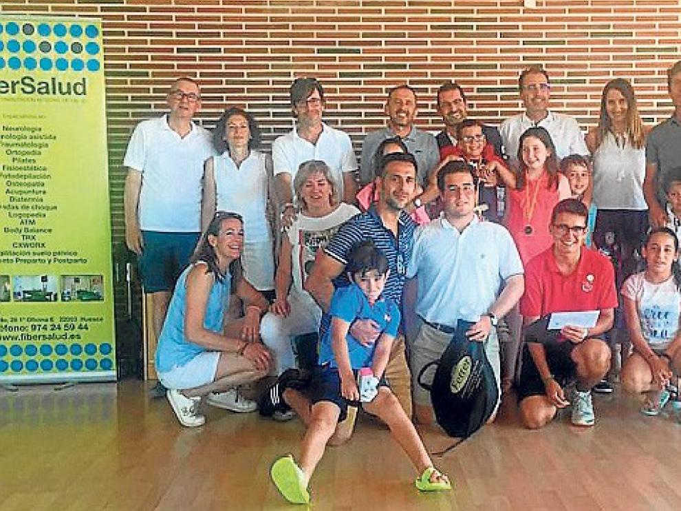 Animado torneo por parejas, pese al calor, en Guara