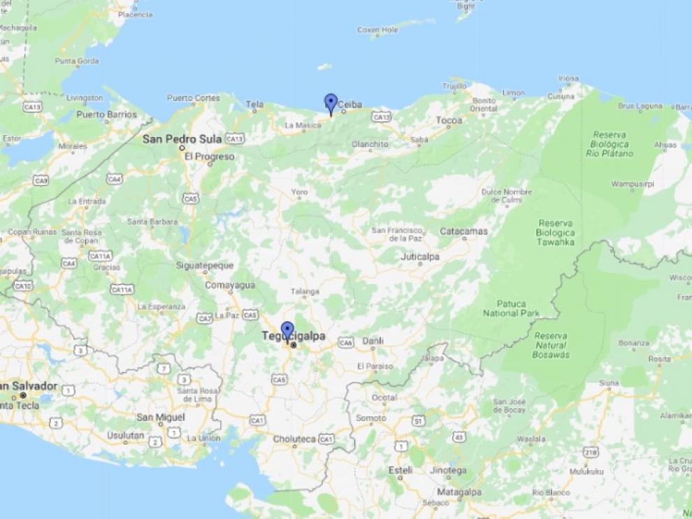 Al menos 27 muertos al naufragar una embarcación en el Caribe de Honduras