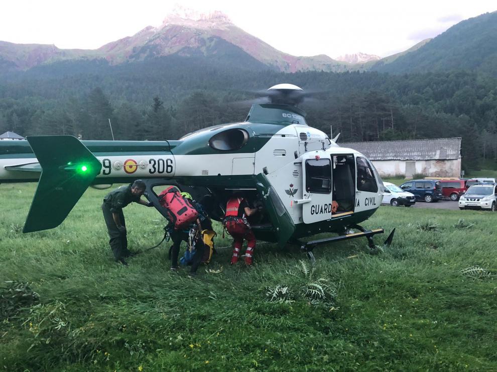 Muere ahogado un vecino de Valencia en un accidente en un barranco de Hecho