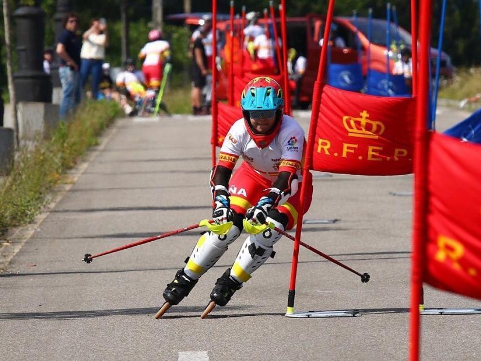 La sallentina Olatz Suárez, en los World Roller Games