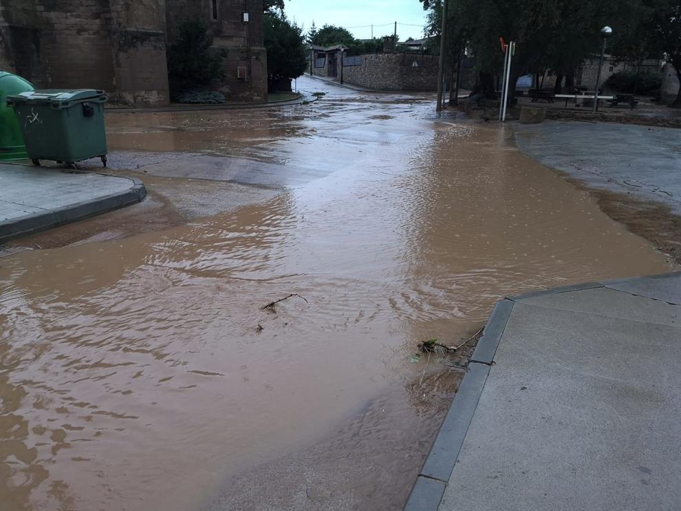 Las tormentas del lunes dejaron en Huesca 26 litros e incidencias leves