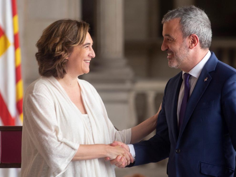 Ada Colau y Jaume Collboni llegan a un acuerdo de gobierno en Barcelona
