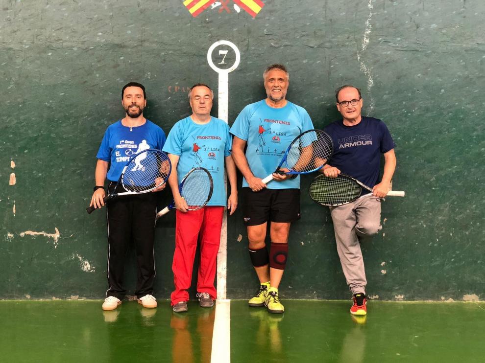 Escartín y Marigil ganan la Liga Élite organizada por el Oscense de Pelota